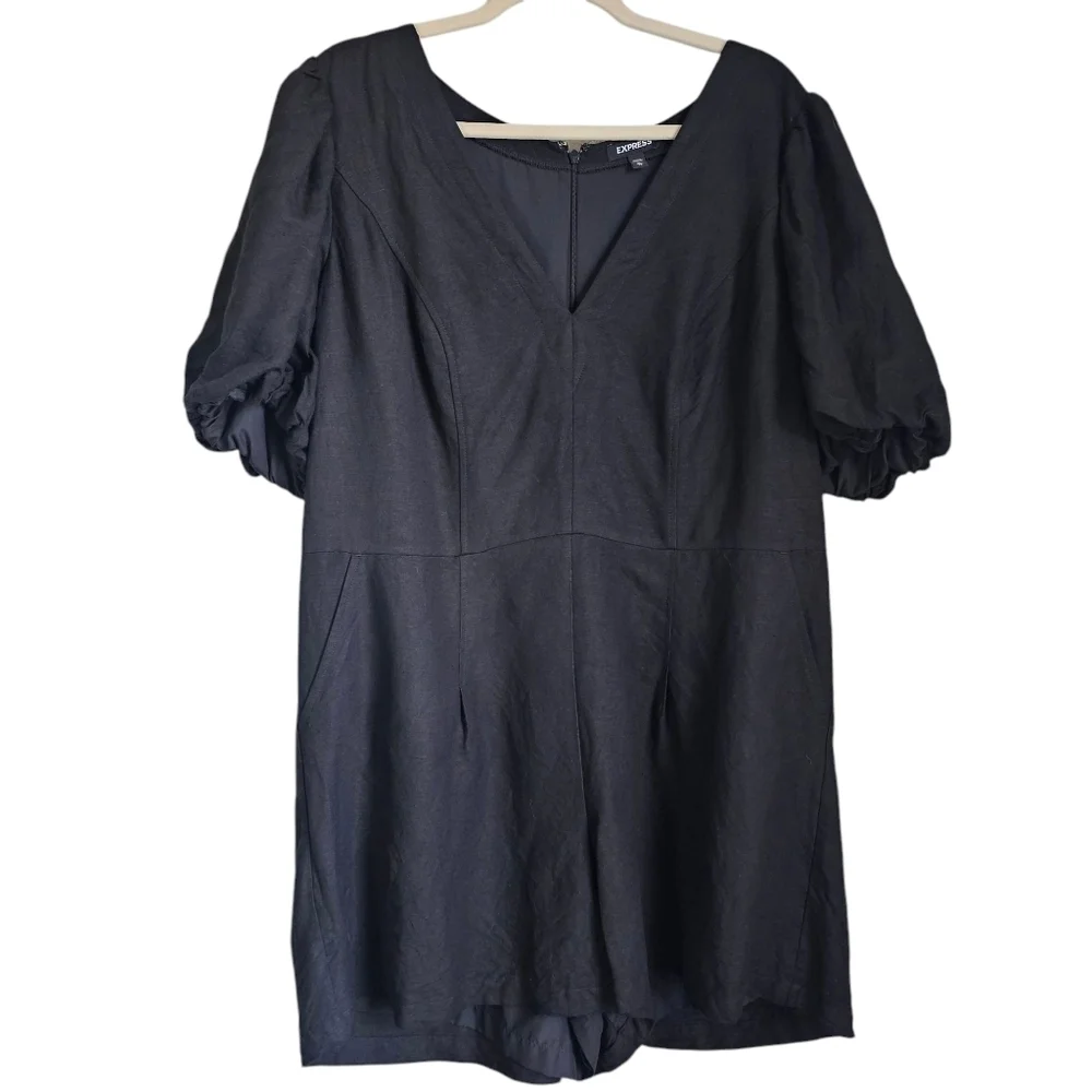 EXPRESS women's linen romper size XL